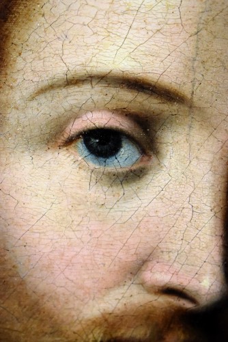 Antiquités - Christ "Salvator Mundi" - Ecole Lombarde XVIe siècle